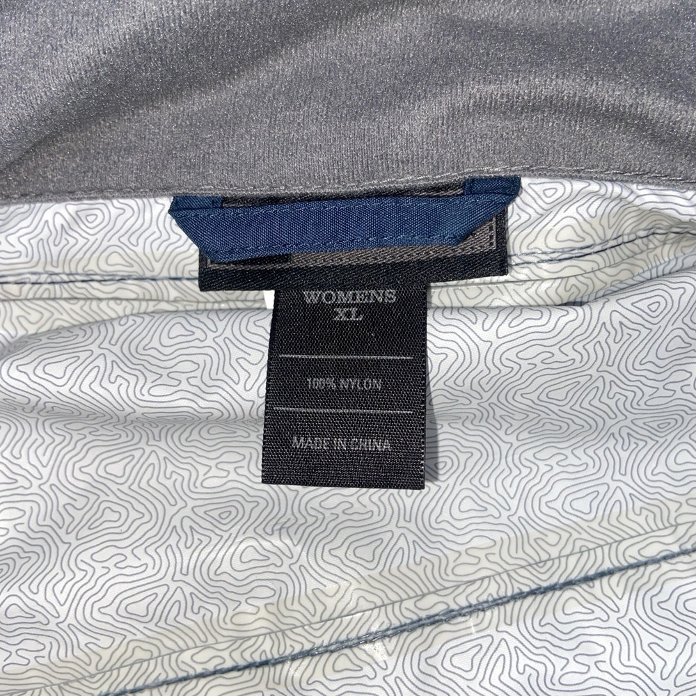 REI Co-op Rain Jacket Women's Blue Waterproof Hooded Shell Outdoor Size XL Long - Picture 6 of 9